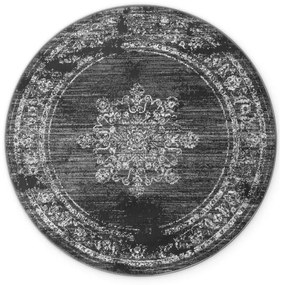Covor gri rotund ø 160 cm Gloria Lydia – Hanse Home