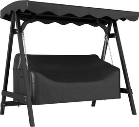 Outsunny Husă pentru leagăn de grădină 3 locuri, husă de protecție impermeabilă, rezistentă la vânt și la UV, țesătură Oxford 420D | Aosom Romania