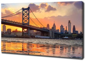 Print pe pânză Podul philadelphia