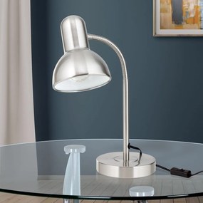 Veioza/Lampa de birou reglabila NEMO crom satin
