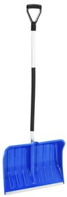 vidaXL Lopată de zăpadă, albastru, 145 cm, aluminiu
