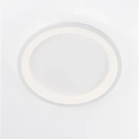 Plafoniera LED dimabila design modern Oggy alb 37cm