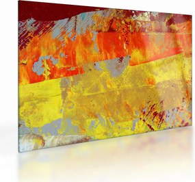 Tablou pe sticlă cu abstracție - pictura (70x50 cm)