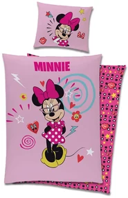 Disney Minnie Chic lenjerie de pat 140×200cm, 70×90 cm