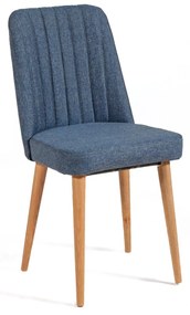 Scaun sufragerie Vlasta 1 (pin atlantic + albastru închis) . 1093072