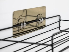 Etajera de baie fara gaurire VIENTO, neagra