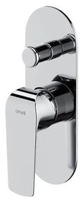 Baterie de duș pentru instalare ascunsă Cersanit S951-345 CITY crom lucios