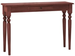 332868 vidaXL Masă consolă, maro clasic, 110x30x75 cm, lemn masiv mahon