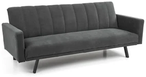 Canapea Armando, gri/negru