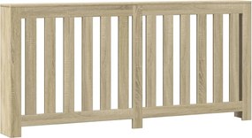 vidaXL Mască de calorifer, stejar sonoma, 175x20x82 cm, lemn prelucrat