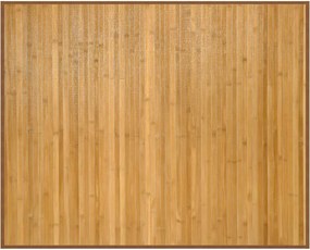 vidaXL Covor dreptunghiular, natural, 80x100 cm, bambus