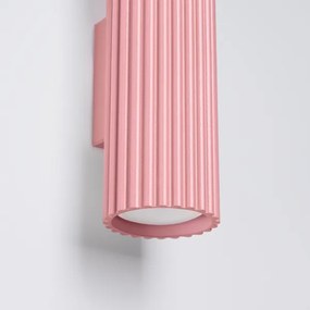 Aplică de perete CRESTO, 2x GU10, 10 W, 230 V, 30 cm, roz