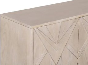 Comoda lemn de mango relief 3D METROPOLITAN 170cm