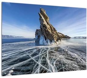 Tablou cu piatra înghețată (70x50 cm), în 40 de alte dimensiuni noi