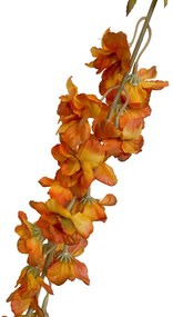 Creanga Delphinium Terence 75cm, Portocaliu