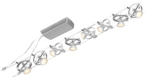 Paulmann 94490 - Set 8x GU5,3/7,5W spot CARDAN 230V crom mat