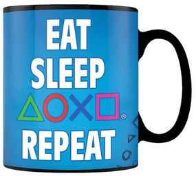 Cană Playstation - Eat Sleep Repeat