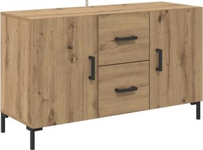 vidaXL Bufet cu sertar Stejar Artizanal 100 x 36 x 60 cm Lemn compozit