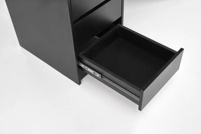 Masuta de toaleta cu oglinda si LED Hollywood XL - Negru