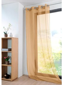 Perdea colorată MONNA muştar, 135 x 260 cm set 2 buc