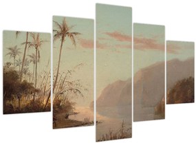 Tablou - Camille Pissarro, A creek in st. Thomas (Virgin Islands), reproducere (150x105 cm)