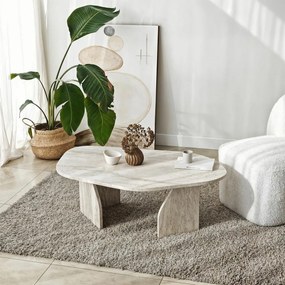 Măsuță de conferință Rock Travertine
