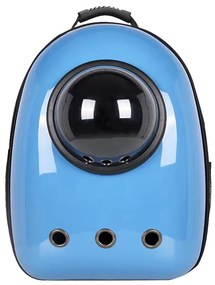 Rucsac pentru transportul animalelor de companie, albastru