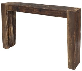 Consolă din lemn reciclat, cu aspect rustic, Grimaud