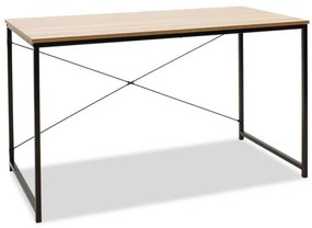 Birou Ramon Oak - Negru 120x60.5x70 cm