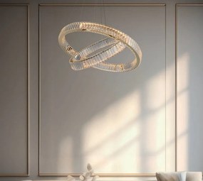 Lustra suspendata LED SPARK 60+80 DIMM GO