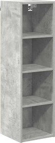 vidaXL Dulap suspendat Gri din beton 30 x 29,5 x 100 cm Lemn compozit