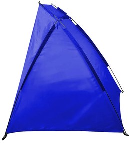 Cort semi-deschis, albastru