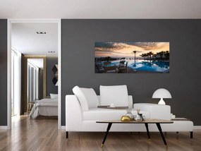 Tablou - Stațiune la mare (120x50 cm)