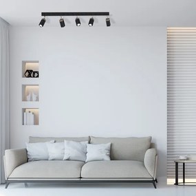 Spot SOLO 5xGU10/MR11/40W/230V negru