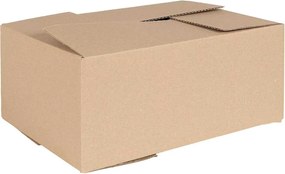 vidaXL Cutie Pliabilă 50 pcs natural 35 x 24 x 15 cm Carton