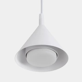 Brilagi - Lampă suspendată pe cablu CONE SINGLE 1xGX53/15W/230V albă