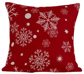 Husa de perna din microfibra SNOWFALL 45x45 cm, rosu