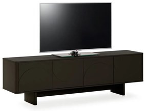 Comodă TV neagră 180x55x40 cm Solei – MOME