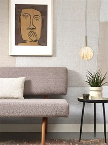 Lustra, pendul din sticla cu aspect de marmura Carrara small auriu