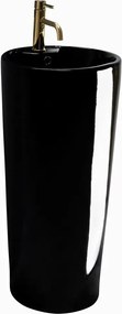 Lavoar freestanding negru Rea Blanka