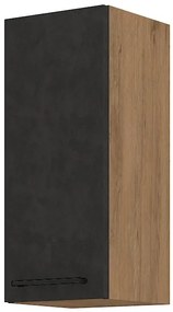 Dulap superior de bucătărie Virion 30 G 72 1F (stejar lancelot + gri). 1032603