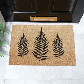 Covoraș de intrare din fibre de nucă de cocos 40x60 cm Fern Leaf – Artsy Doormats