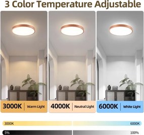 BRILAGI - Corp de iluminat LED reglabil GLASS POOL DOUBLE LED/48W/230V 40 cm finisaj cupru + telecomandă