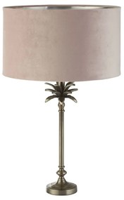 Veioza, Lampa de masa eleganta Palm roz