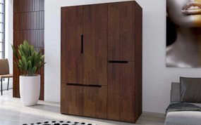 Dulap lemn masiv TerraCraft, 128 × 60 × 180 cm