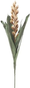 Floare decorativa din plastic si metal, ø 23 cm, Giallo Mauro Ferreti