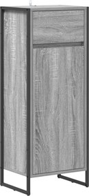 vidaXL Dulap de Baie cu ușă Gri Sonoma 40 x 30 x 100 cm Lemn compozit