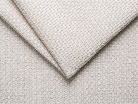 Pat matrimonial crem tapițat fără tăblie 200x200 cm Whale – Micadoni