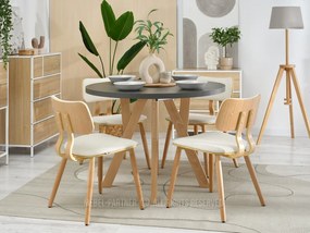 Scaun Woodyman (crem + stejar). 1111307