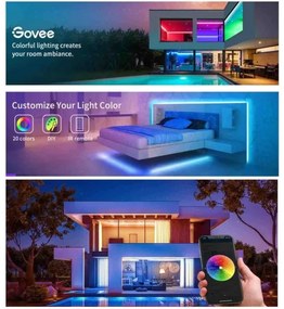 Govee - Bandă LED RGB Wi-Fi inteligentă 5m